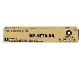 SkyPrint BP-NT70 Black Toner Cartridge Compatible Sharp BP-NT70 BP-NT70BA Use for Sharp BP-50C26 BP-50C31 BP-50C36 BP-50C45 BP-50C55 BP-50C65 BP-70C31 BP-70C36 BP-70C45 BP-70C55 BP-70C65 Printers