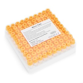 Meterbox Micro Blood Collection Tubes 0.5ml Gel & Clot Lab Collecting Tube for Lab Test Tubes Pet Animals Veterinary 100 Pcs Wrap Packaging