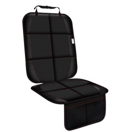 Gowhalle Car Seat Protector With Non-Slip Rubber Padded Backing, Waterproof Thickest Padding for Child Seats, No Imprint Under Baby Seat (Red-1pcs)