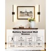 8000mAh Battery Operated Wall Sconce Set of 2, 3 Color