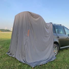 SUV Tent Van Camping Nomadic Camper Sleeping Take Shower or Change Clothes in Vehicle Water-Repellent and Lightweight Portable Bag Set up Size: L.W.H: 148x148x230 Centimeters (Grey)