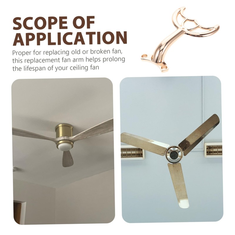 GRIRIW Ceiling Fan Blade Arm Easy Installation Replacement Ceiling Fan