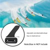 TONLOOEEL Surfing Fins,Inflatable Paddle Board Fins,9/10''SUP Single Center Fin with
