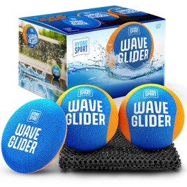 HydroSport Pelota de agua para saltar – Pelota de billar – Juguetes de playa para niños de 8 a 12 años – Saltar lago, Skee, Fly Juego de natación para adultos, niños, adolescentes y familia – Juguete de agua para niños – Fresco divertido verano