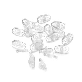 30Pairs Eyewear Accessories Extra Soft Repair Tool For Eyeglass Non Slip Screw-in Nosepads Eyewear Nose Pads Nose Pads For Glasses