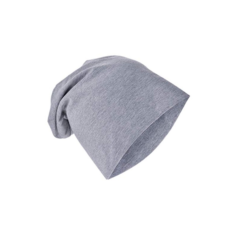 Miobo unisex jersey slouch beanie, long, plain colour, cotton, adults,