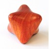 Massage wooden prism smooth hardwood for trigger point massage