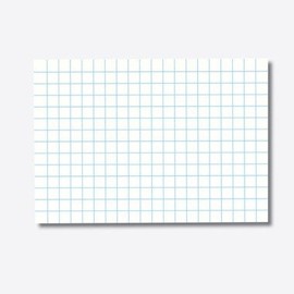 Index Cards Economy Pack DIN A7 400 Pieces in 6 Colours Available in Lined, Squared or Blank (White Squared)