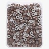 GOTDYA 5mm-300pcs Hair Extension Beads,Silicone Lined Micro Rings,MicroLink I Tip