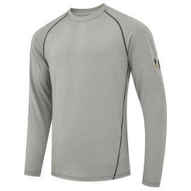 WORKWEYA FR Shirts for Men 6OZ Light Weight Welding Shirts Thumb Hole Stretch Breathable NFPA2112 CAT2 for Summer