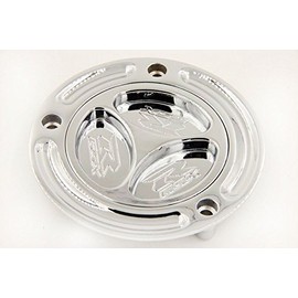 HTTMT MT249-059-CD Chrome Gas Cap Fueltank Compatible with Suzuki Gsx-R 600/750 1000 Gsx Hayabusa 1300R Sv 650S