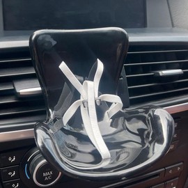 ðŸš— Doll Lovers! Want a Cute Seat for Your Car Doll? Mini Doll Car Seat | #DollCarSeat #CuteCarDecor:_Blue_Labubu Plastic Seat with Aromatherapy