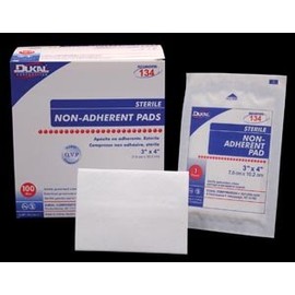 3x4 Sterile Non-adherent Pad- 100 pads [Health and Beauty]