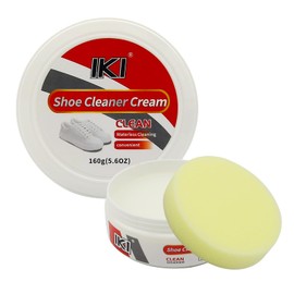 IKI Premium 160g Shoe Cleaning Paste with Built-in Sponge Wiper - Ultimate Solution for All Shoe Types