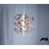 Ikea Ps 2014 Pendant Lamp, White, Silver Color 003.114.98