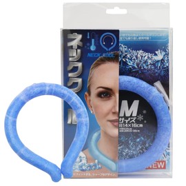 Neck Cooling Cooler, Neck Cooling Goods, Cooling Sensation, Heatstroke, Heat Protection, Neck Ring, blue (light)