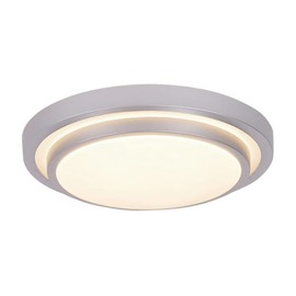 ZHMA 12W Flush Mount Ceiling Light,960LM,20 * 20 * 8cm,LED Ceiling Lamp,Brush Aluminum Ceiling Light,Modern Waterproof LED Panel Light,Warm White,Bright