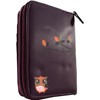 kukubird RFID Blocker Owl Family Tree House Pattern Medium Ladies