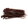 Pack of 100 Cable Ties Brown 100 mm x 2.5