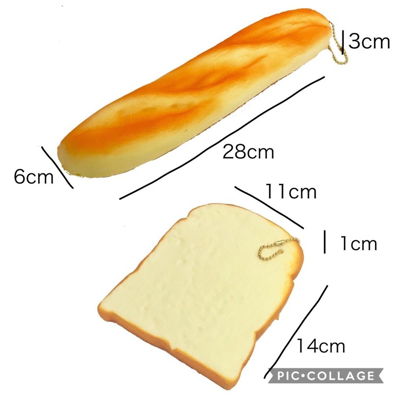 SHOP SHIMATARO Jumbo Squishies, Large Bread Set, Variety of 10