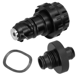 Oil Drain Plug Assembly with Magnetic End Aluminium Alloy Replacement for Ford F150 2015+(Black )