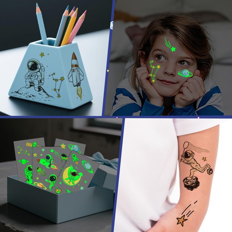 Space Children's Tattoo