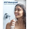 Glracd Munddusche Testsieger 2024,Professionelle Water Flosser mit Wasserfall-Mikrobläschen Technologie,Zahnzwischenraumreiniger mit