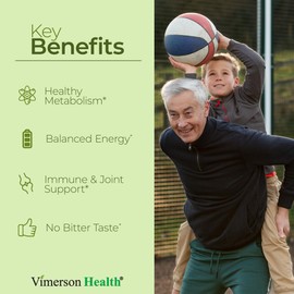 Turmeric Supplement & Green Tea Extract Capsules. Green Tea Supplement with Organic Turmeric Curcumin with Black Pepper & Vitamin C for Joint Health, Antioxidant Support & Healthy Metabolism. 60 Caps