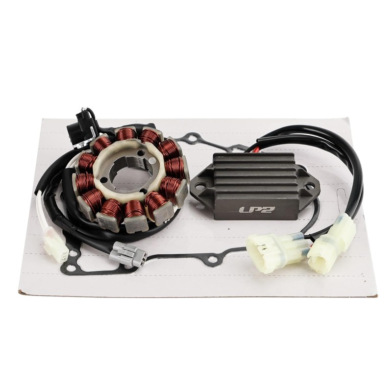 Artudatech Magneto Stator + Voltage Rectifier + Gasket Fit for