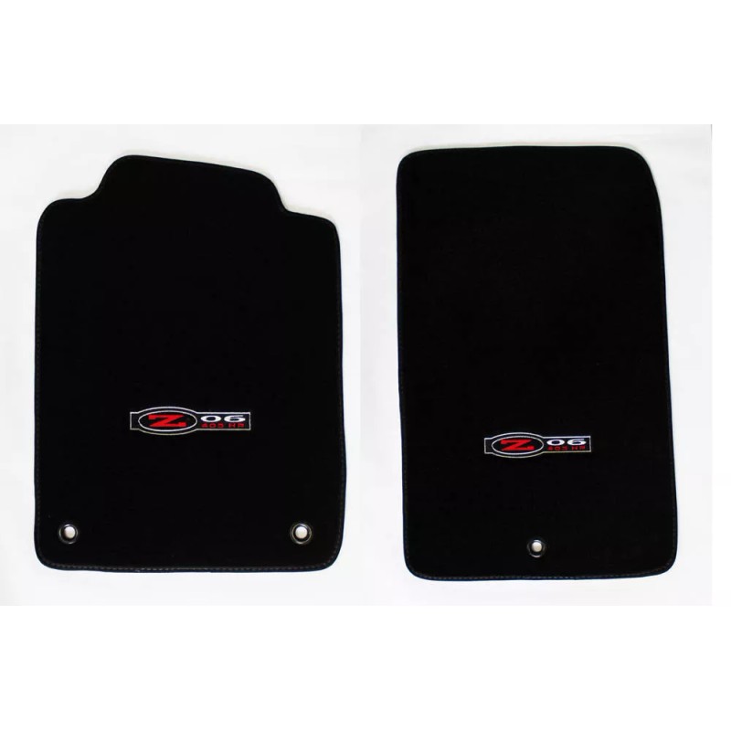 AFM NEW! Black Floor Mats 1998 - 2004 Corvette Embroidered