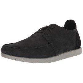 Clarks ShacreLite Low Oxford, Black Nubuck, 10 Medium