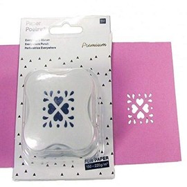 Rico Design Everywhere Punch, Ornament, Metal Beige, 6 x 6 x 4 cm