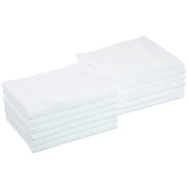 TO Antibacterial Color Towel, Short Pile 220 Momme, (Pack of 12), White