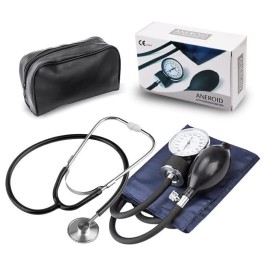 Manual Blood Pressure Monitor with Stethoscope, Non-Digital 20-42cm Cuff