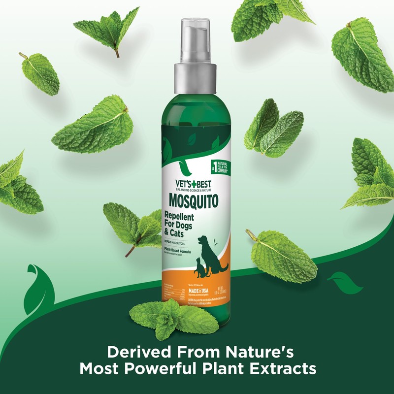 Vet's Best Natural Mosquito Repellent Spray for Dogs and Cats