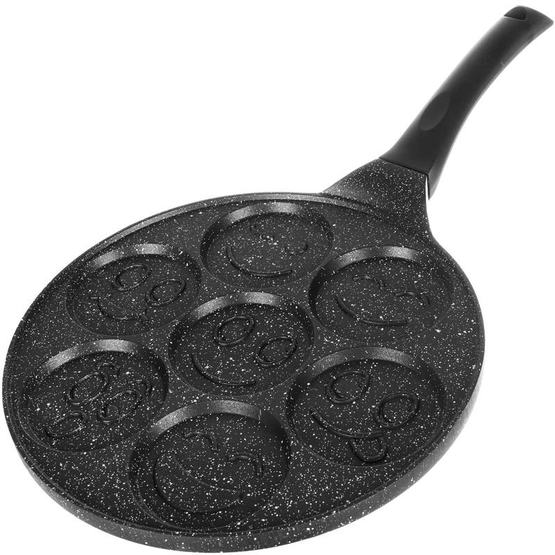 Ruhhy 19317 Fried Egg Pan Pancake Pan Children with Smiley