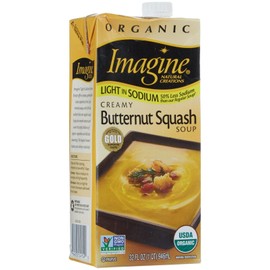 IMAGINE FOODS Organic Creamy Butternut Squash Soup Low Sodium, 32 FZ