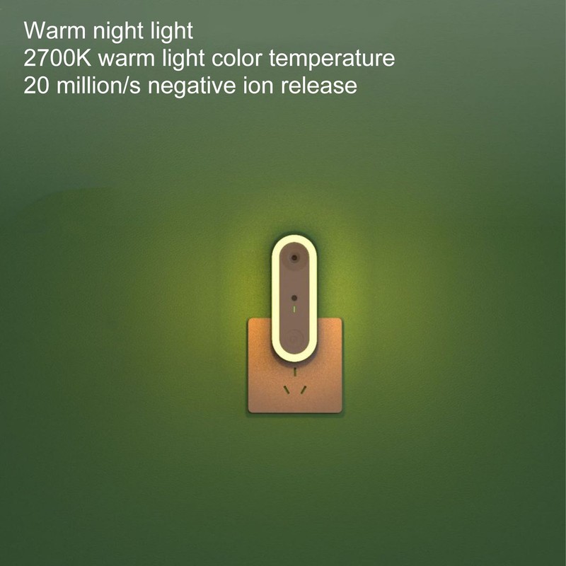 Air Purifier Night Light Small Plug in Negative Ion Generator