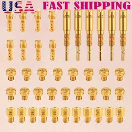 RURPAAUTO 42Pc Carburetor Jet Kit for Mikuni Main Pilot Slow Jet N100.604 VM28/486 VM4/042