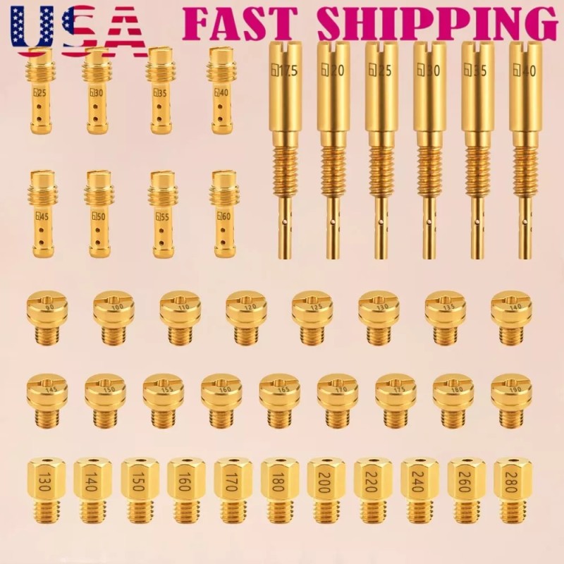 RURPAAUTO 42Pc Carburetor Jet Kit for Mikuni Main Pilot Slow