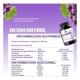 1160 Mg De Resveratrol Aurevix                                                                                                                        
