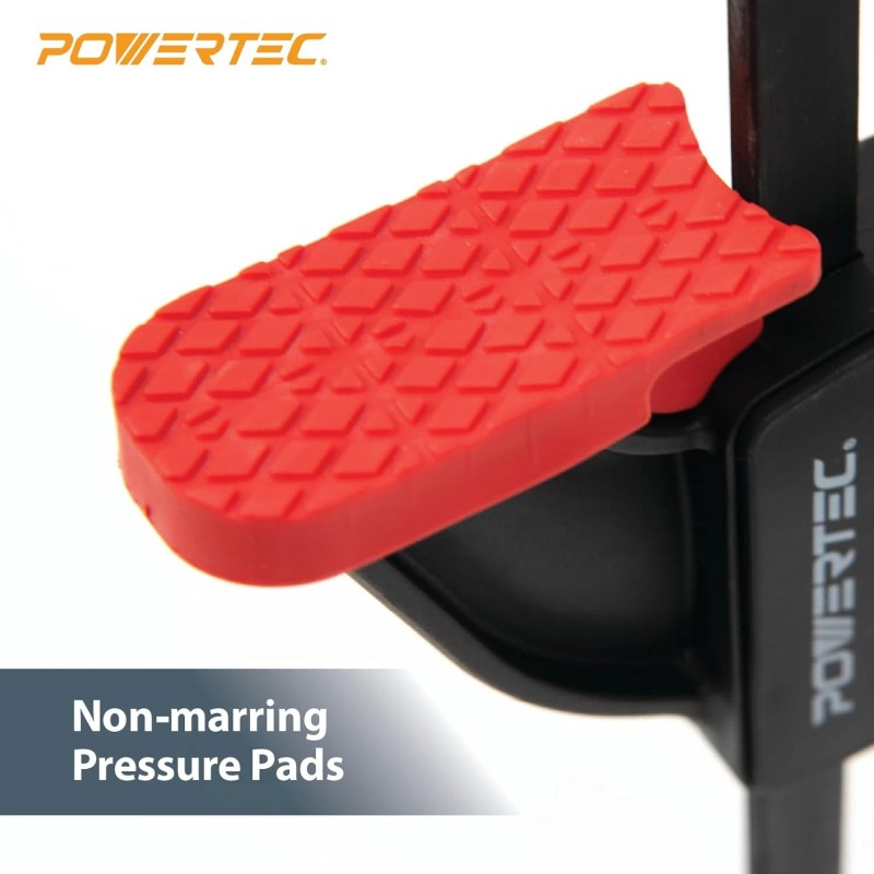 POWERTEC 8-3/4 in. Tracksaw Track Guide Rail Clamp for Circular