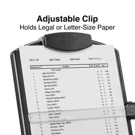 STAPLES Plastic Document Stand with Clip & Guide Bar, Black (ST61704-CC)