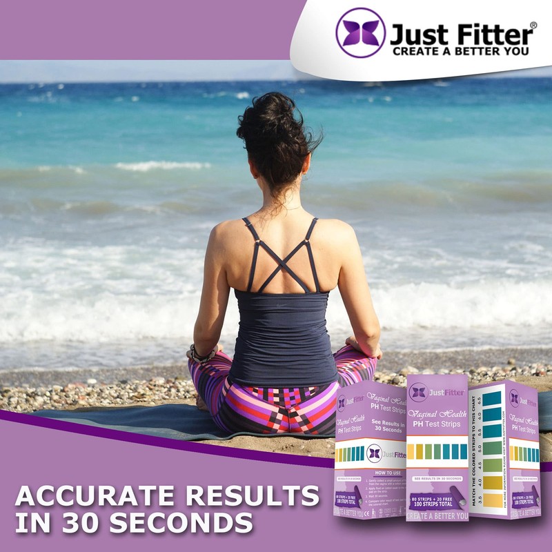 Just Fitter Vaginal pH Test. pH Balance Test Strips for