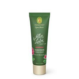 PRIMAVERA Alles Liebe Hand Cream 50 ml – Natural Cosmetics – Roses, Mandarin Fragrance – Protective, Nourishing
