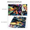 Heopapin Blacklight Skull Tapestry Psychedelic Skeleton Gothic Tapestry UV Reactive