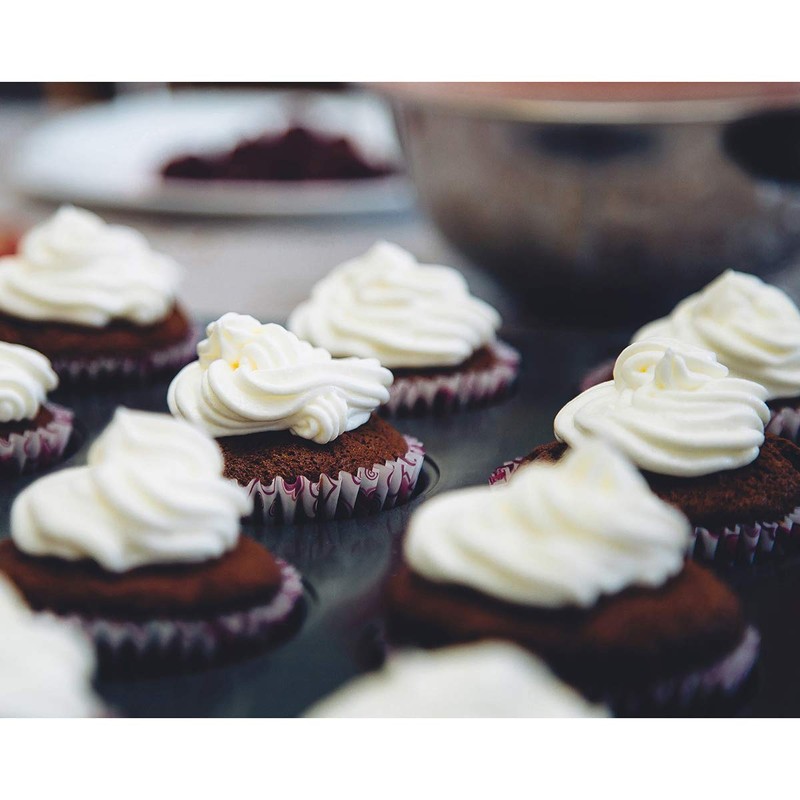 Nonstick Muffin and Cupcake Pan, 12 Cavity Carbon Steel Muffin