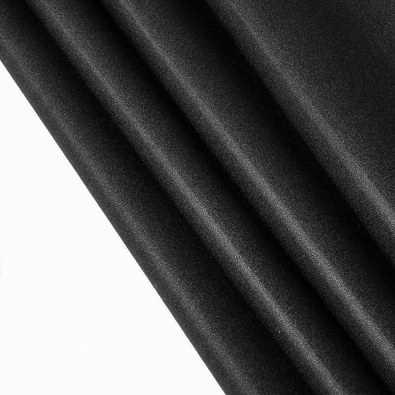 Finnez Blackout Window Privacy Film No Glue Necesary Static Cling,Anti-UV,Black
