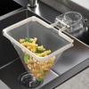 yikinb Movable Kitchen Sink Strainer, Large Opening Sink Strainer,Collapsible Rag