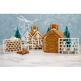 Gingerbread Xmas House Cookie Cutter, 1 set - Bakerlogy